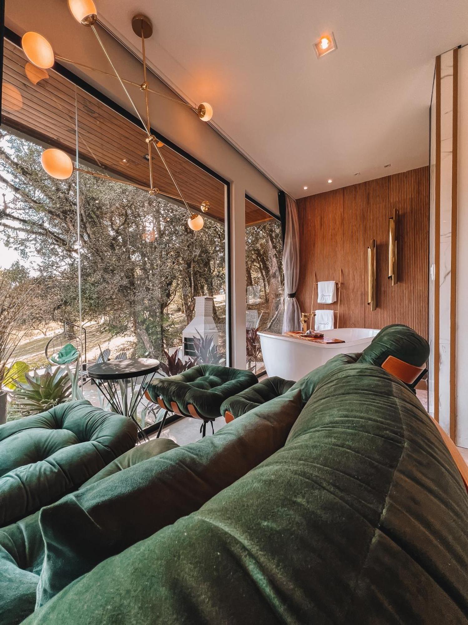 La Contemporanea Cabanas Prox A Cidade Vista Para Ponto Turistico Урубиси Екстериор снимка